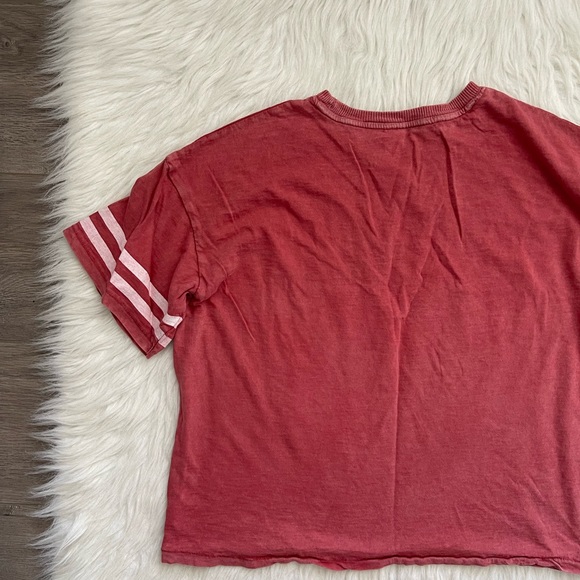 American Eagle Woodstock Football oversized cropped shirt Medium - Picture 6 of 9